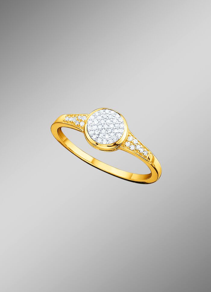 Fonkelende damesring 