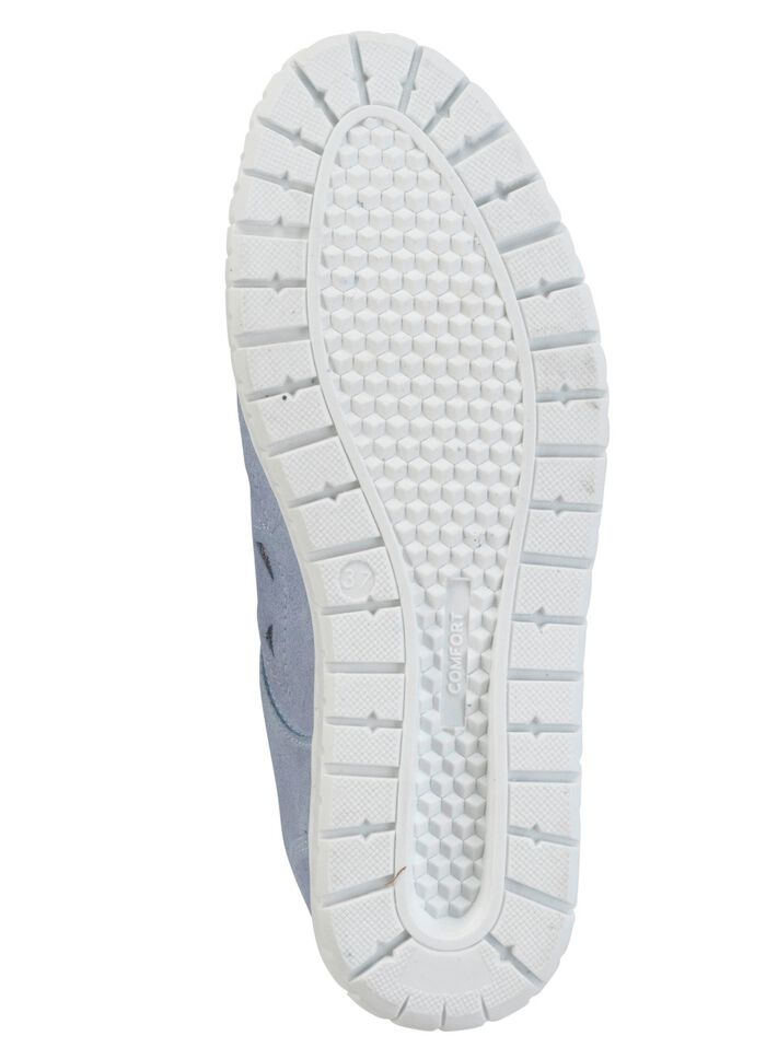 ELENA EDEN su&egrave;de sneakers BLEU-WIT