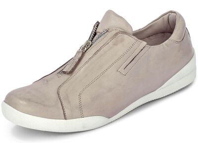 Andrea Conti pantoffels met praktische ritssluiting 