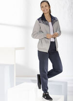 Vrijetijdspak met elastische beenmanchetten 