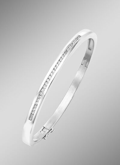 Elegante armband met synthetische zirkonia 