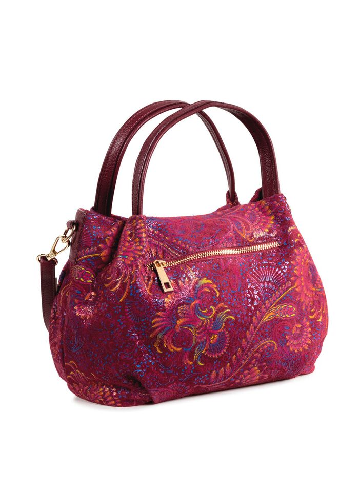 Laurina, tas, dames, met afneembare, verstelbare schouderband RUBBIN ROOD KLEURRIJK