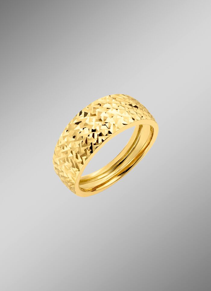 Damesring, machinaal gegraveerd 