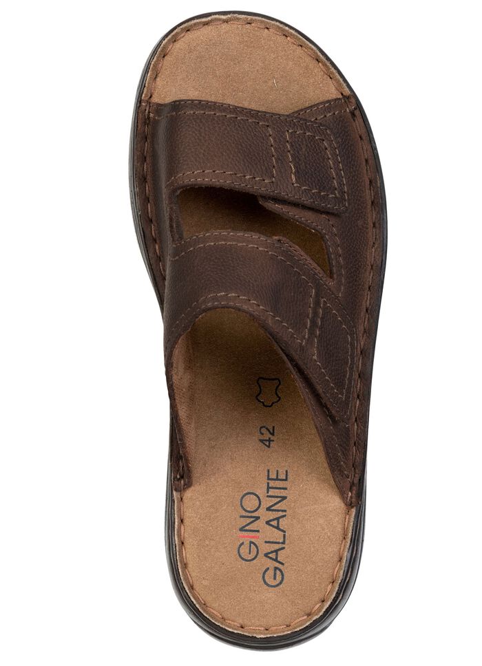 GINO GALANTE, klassieke herenmuiltjes, met klittenbandsluiting 