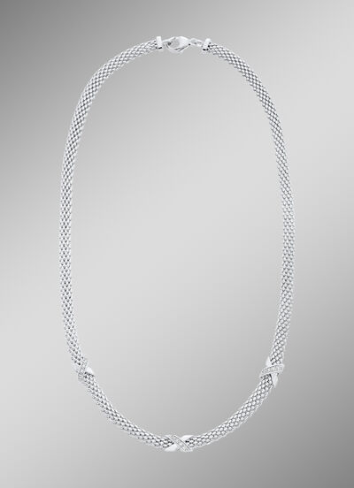 Halsketting met zirkonia 