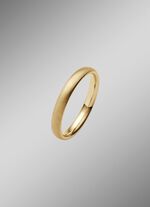 Gesatineerde gouden trouwring 