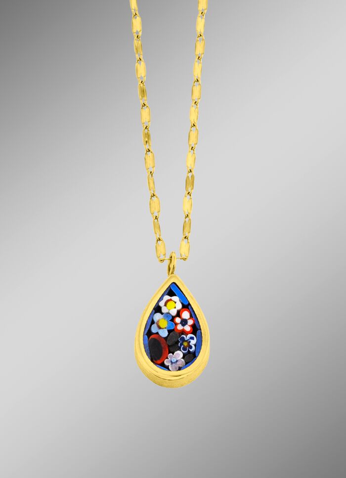 Bordketting met bloemmotief 