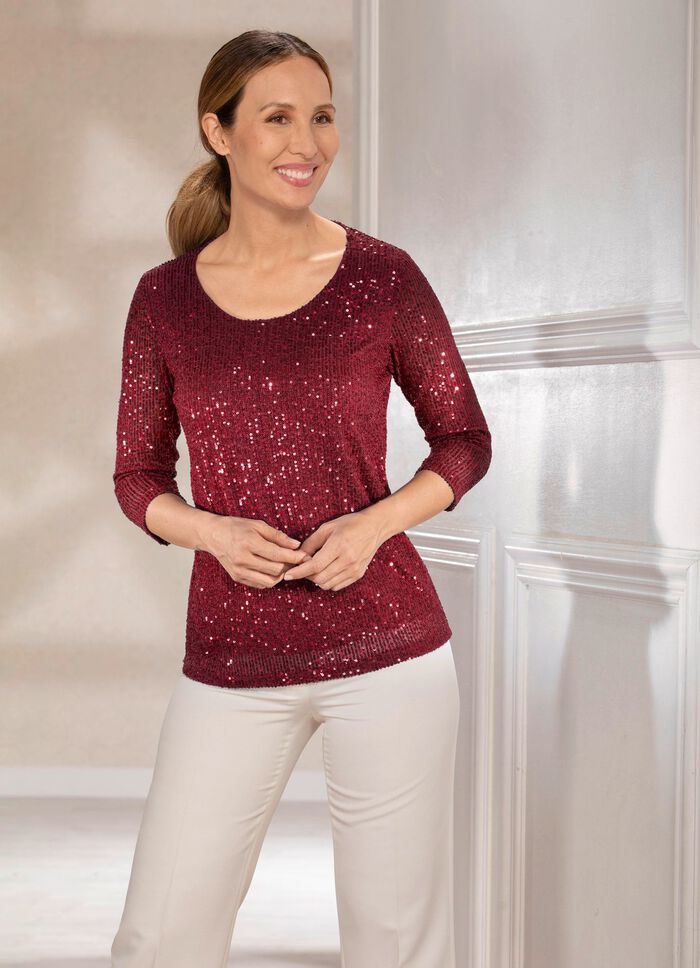 Glinsterende overhemdtuniek 