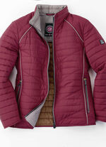 Gewatteerd kort jasje van &ldquo;Gate One&rdquo; in 4 kleuren ROOD