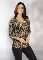 Shirt met driekwartmouwen 