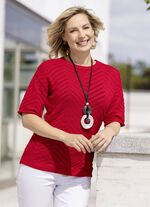 Trui met opengewerkt patroon 