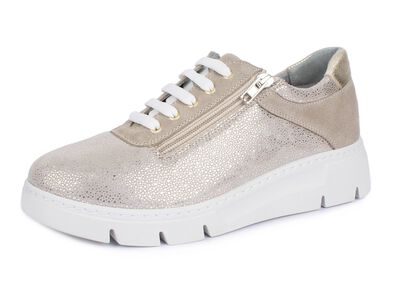 Comfortabele sneaker, breedte H met ritssluiting aan de zijkant 