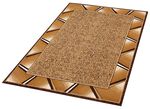 Vloerkleden en tapijten met stijlvolle randen BEIGE