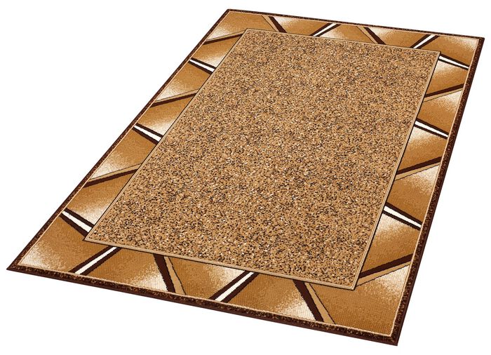 Vloerkleden en tapijten met stijlvolle randen BEIGE