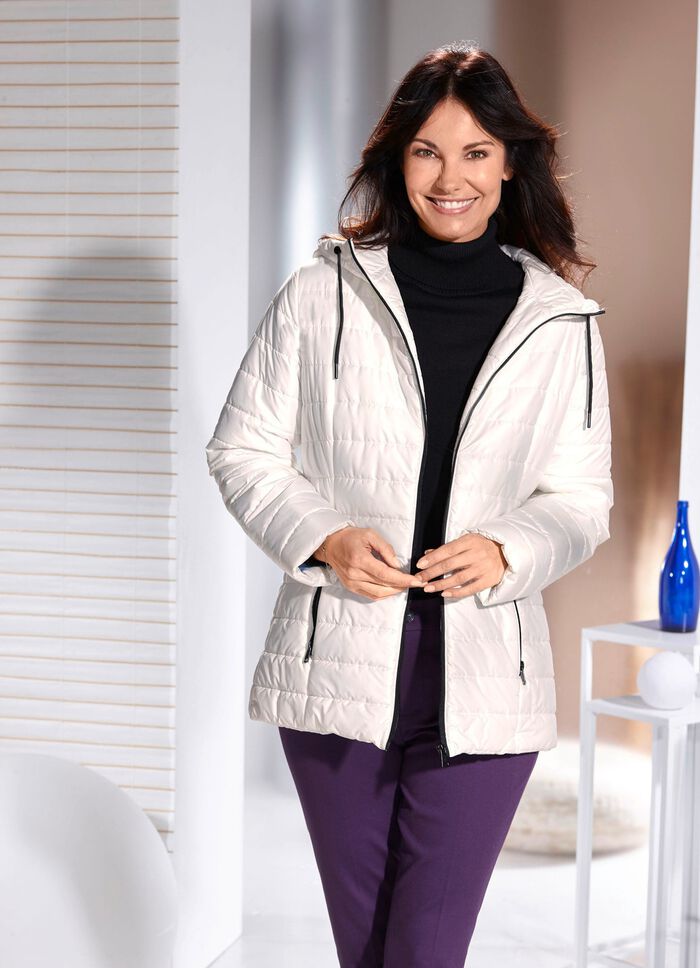 Jas met vaste capuchon 