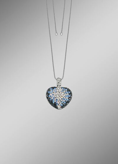 Elegante harthanger met fonkelende kristallen 