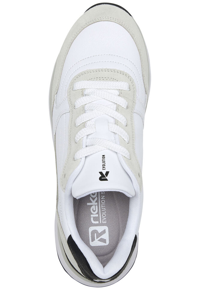 Rieker sneakers met een interessante zebraprint WIT