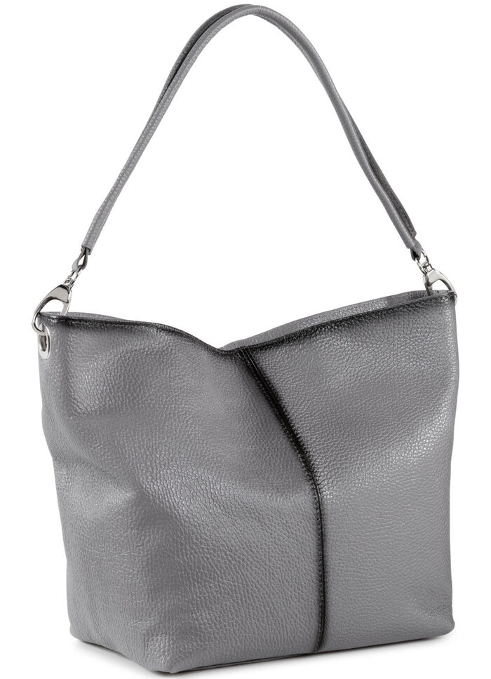 Laurina tas met miereneffect GRIJS