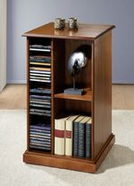 Gedeeltelijk massieve cd-plank voor ca. 80 cd's 