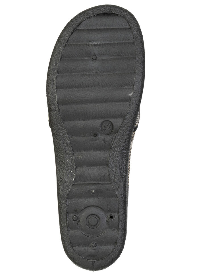 Klassieke herenpantoffels, met elastische band BEIGE