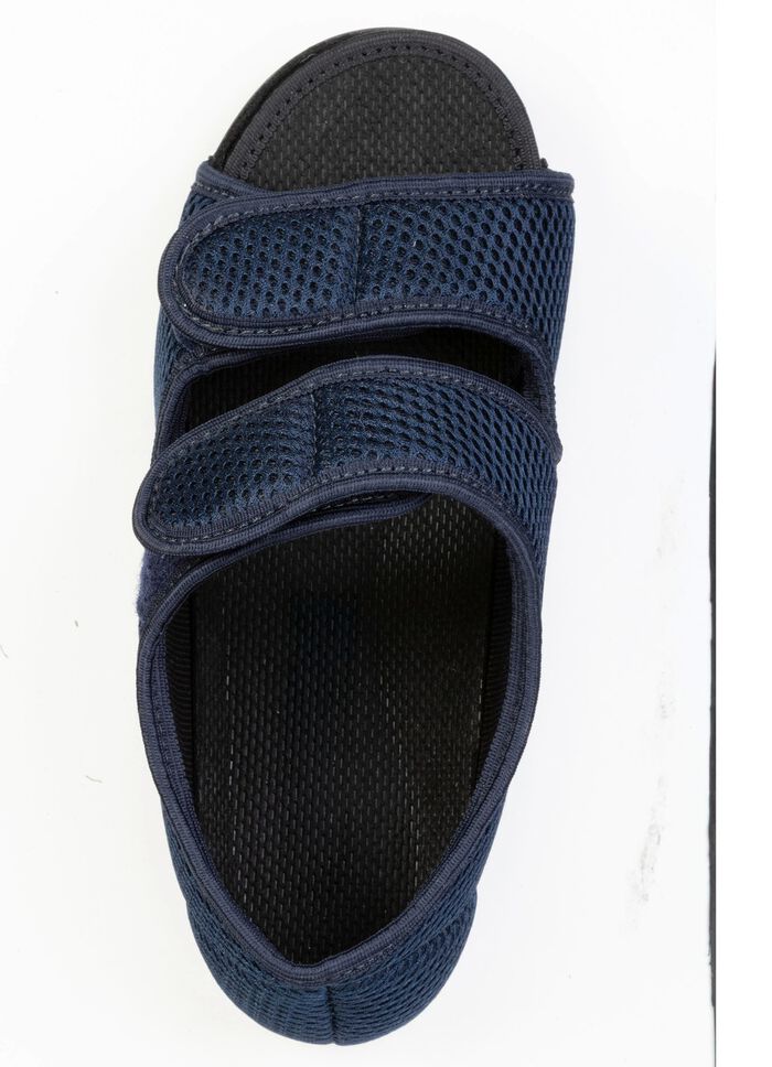 Comfortabele damespantoffels, breedte H, met uitneembaar voetbed 