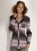 Blouse met inkjetprint 