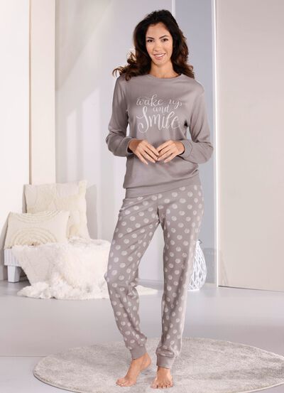 Pyjama met manchetten 