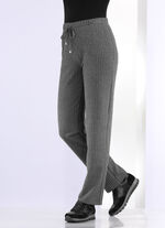 Joggingbroek stijl ANTRACIET-ZWART