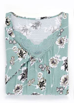 Twee-pack nachthemden tot op de kuit met geborduurd kant 