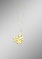 Hartstuk in goud 375/- fijn 