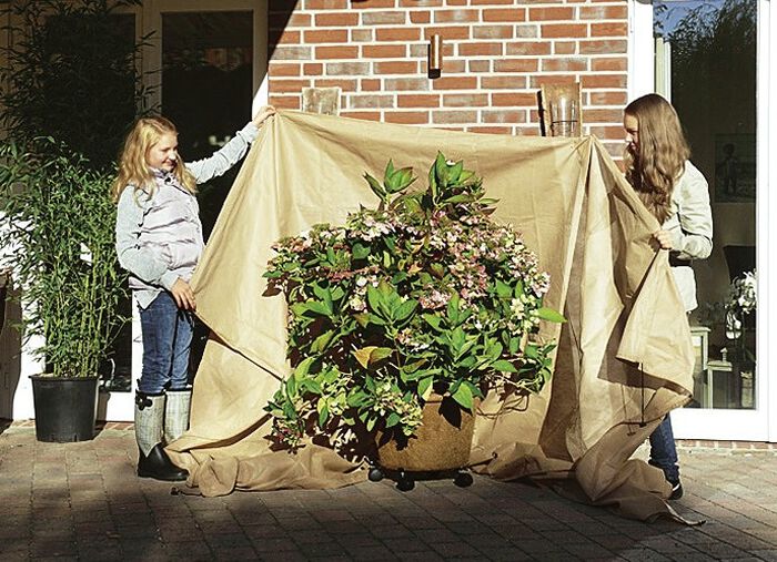 Winterbescherming plantaardige thermische jas extra sterk 