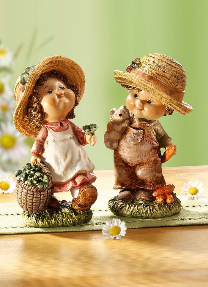 Tuinkinderen, set van 2 MULTICOLOR