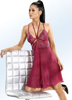 Neglig&eacute; van chiffon 