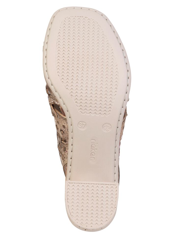 Rieker, trendy damessandalen, met klittenbandsluiting op de hiel 