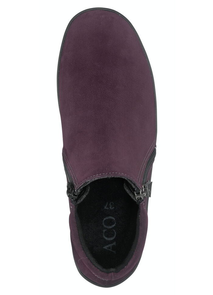 ELENA EDEN laarsje gemaakt van nubuckleer BORDEAUX