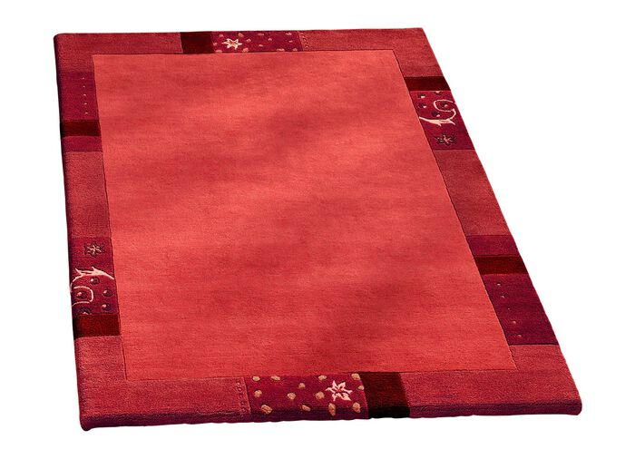 Handgetufte bruggen, vloerkleden en bedrokken ROOD