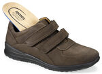 Pantoffels in extra brede K CHOCOLADEBRUIN
