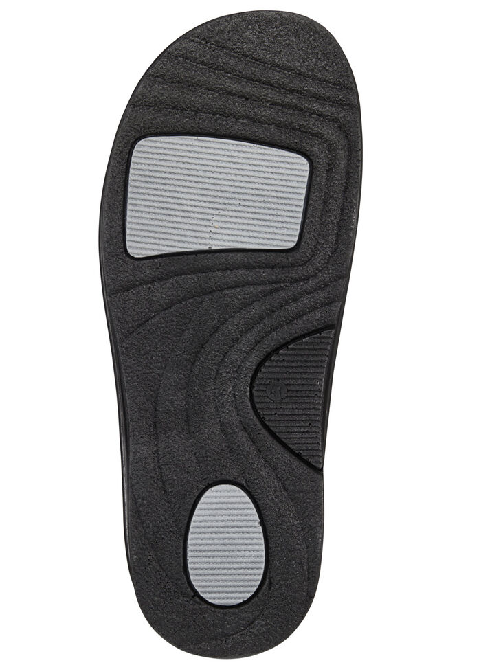 Mubb, comfortabele herenmuiltjes, breedte H, met uitneembaar voetbed MOKKA