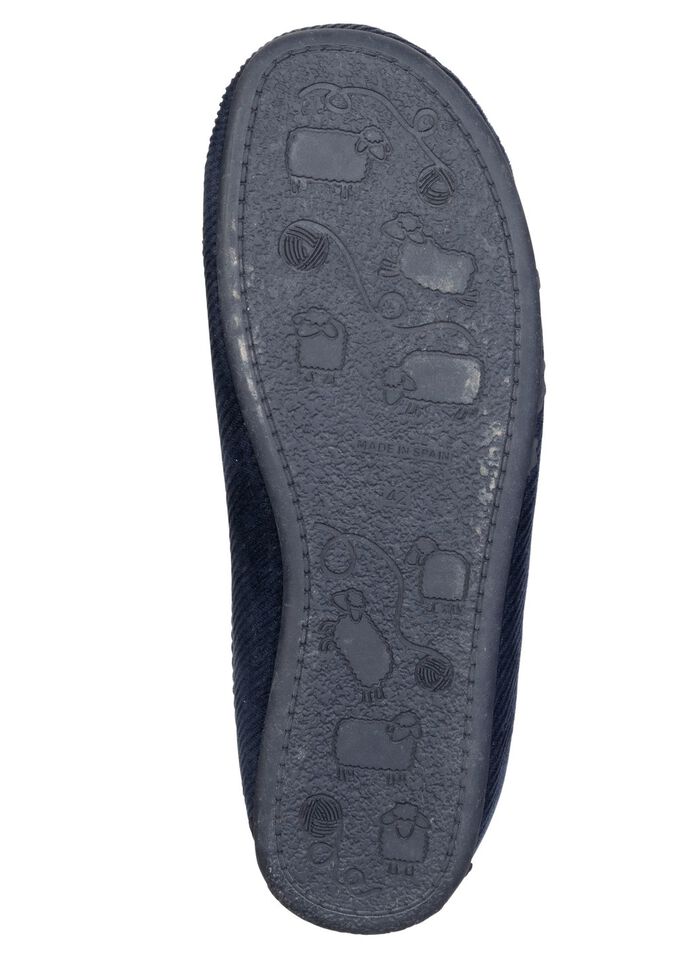 Elegante herenpantoffels met uitneembaar voetbed 