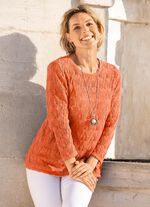 Trui in een mix van patronen 