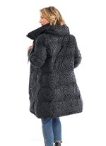 Korte jas met stretchriem 