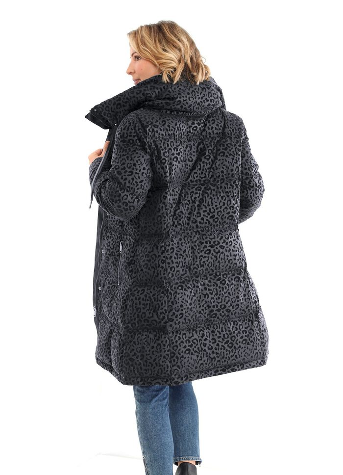 Korte jas met stretchriem 