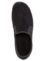 Pantoffel van corduroy textielmateriaal 