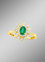 Bloesemvormige damesring 