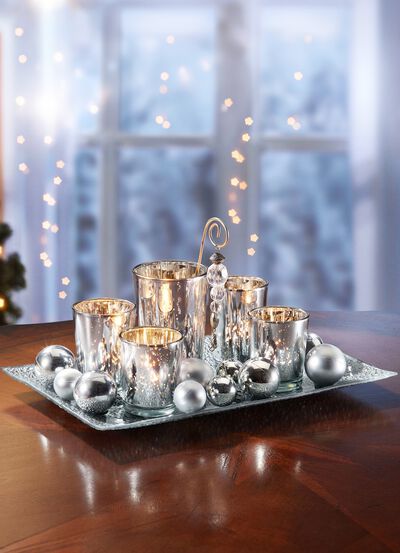 Glazen kaarsenhouder 18 stuks 