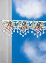 Winterpaalversiering van echt Plauenkant 