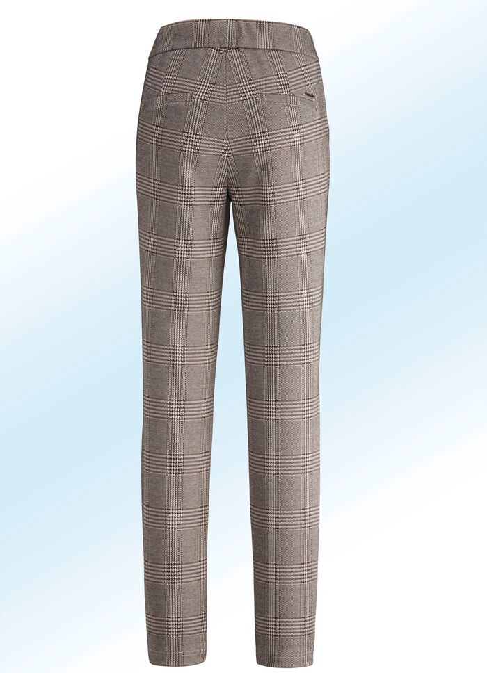 Jerseybroek in actuele ruitdessins 