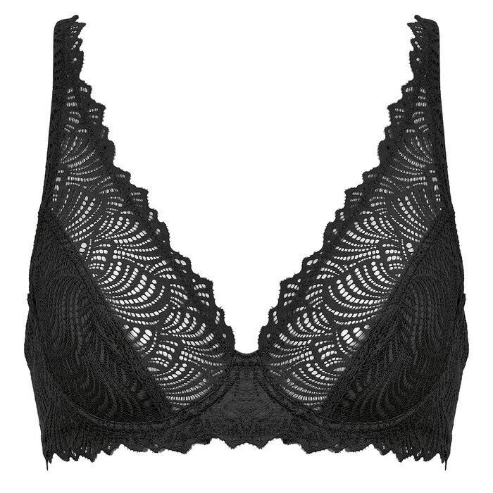 Naturana beugelbeha van elastische kant 