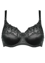 Naturana two-pack beugelbeha met tule borduursel op de voorkant 1X WEISS, 1X SCHWARZ