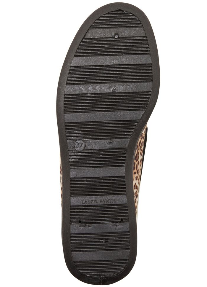 Trendy damespantoffels, breedte H, met wol 